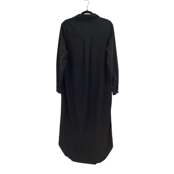Frank & Eileen Famous Denim Rory Maxi Shirtdress Dress In Black Size Small - Picture 10 of 14
